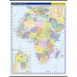 Afrika / nástěnná politická mapa