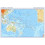 Austrálie, Oceánie – příruční obecně zeměpisná mapa