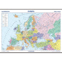Evropa / nástěnná politická mapa