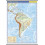 Jižní Amerika / nástěnná obecně zeměpisná mapa