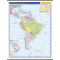 Jižní Amerika / nástěnná politická mapa