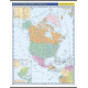 Severní a střední Amerika / nástěnná politická mapa