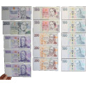 Didaktické peníze - bankovky na magnetickou tabuli, 15 ks