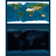 Svět satelitní - nástěnná oboustranná mapa