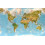 Svět - obří nástěnná oboustranná mapa