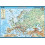 Evropa - fyzická mapa XXL (140 x 100 cm)