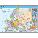 Evropa - politická mapa XL (100 x 70 cm)
