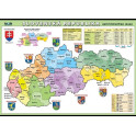 Slovenská republika - administrativní mapa XL (100 x 70 cm)