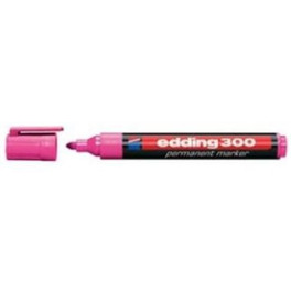 Popisovač Edding 300 1,5-3mm permanentní růžová