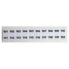 Stovková tabulka magnetická - doplněk 101-120