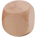 Kostka dřevěná - 30 mm, prázdná
