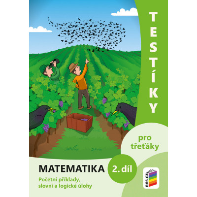 Testíky pro třeťáky – matematika, 2. díl (barevný pracovní sešit)
