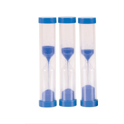 Přesýpací hodiny odměřující 5 minut, sada 3 ks