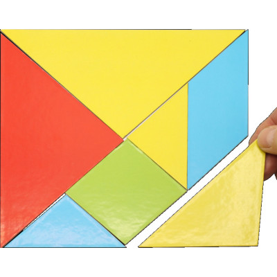 Tangramy 4ks (28 dílků) na magnetickou tabuli