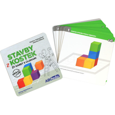 Stavby z kostek - 21 karet s úlohami