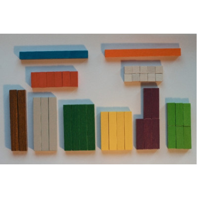 Počítací hranolky - vláčky