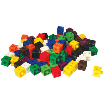 Spojovatelné kostky, 100 ks