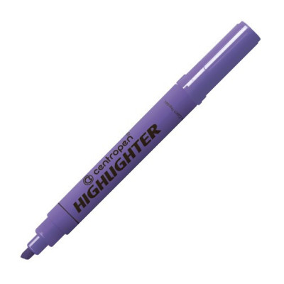 Zvýrazňovač Centropen 8852_8552 HIGHLIGHTER 1-4,6mm fialový