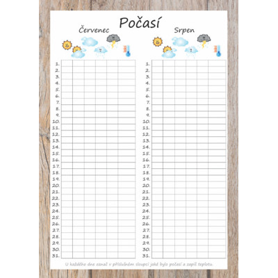 Deník na prázdniny