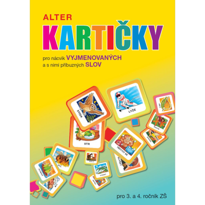 KARTIČKY pro nácvik vyjmenovaných slov