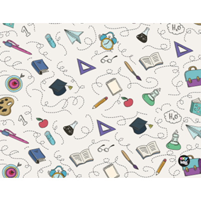 Ubrus na lavici do výtvarné výchovy - škola