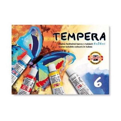 Barvy temperové sada 6 barev  Koh-i-noor