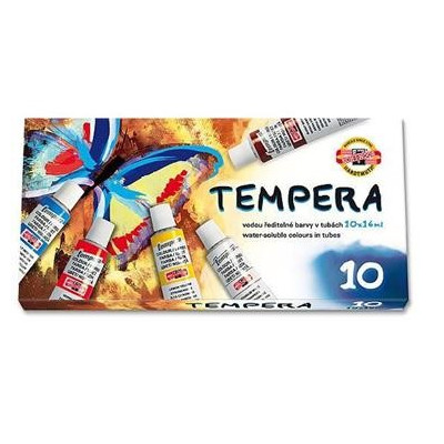 Barvy temperové sada 10 barev Koh-i-noor