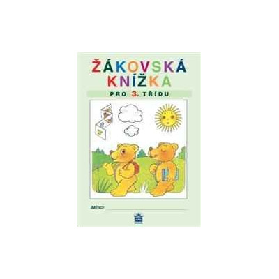 Žákovská knížka pro 3. třídu