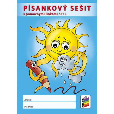 Písankový sešit s pomocnými linkami