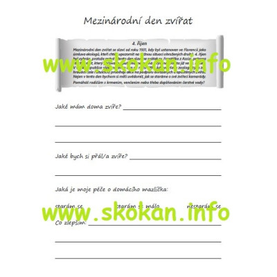 Školní deník - nejen do družiny