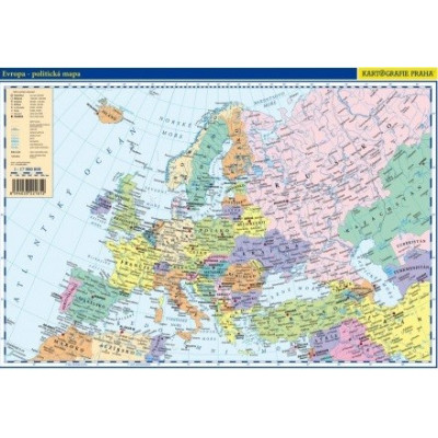 Evropa – příruční mapa