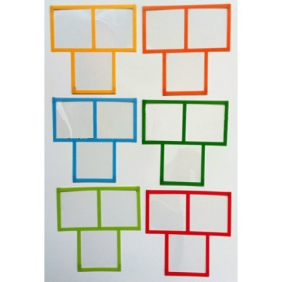 Součtové trojúhelníky skládací na magnetickou tabuli