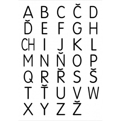 Velká tiskací písmena