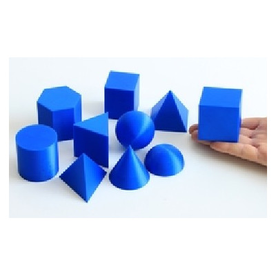 Geometrická tělesa velká, 10 ks